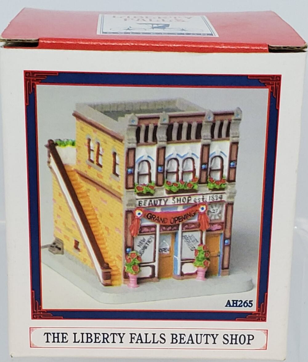 2002 Liberty Falls AH265 The Liberty Falls Beauty Shop in Original Box